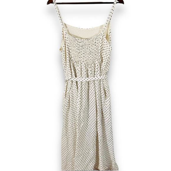 Kate Spade for Target Dress Preppy Classic White Polka Dot Midi Belted XXL - Picture 4 of 12